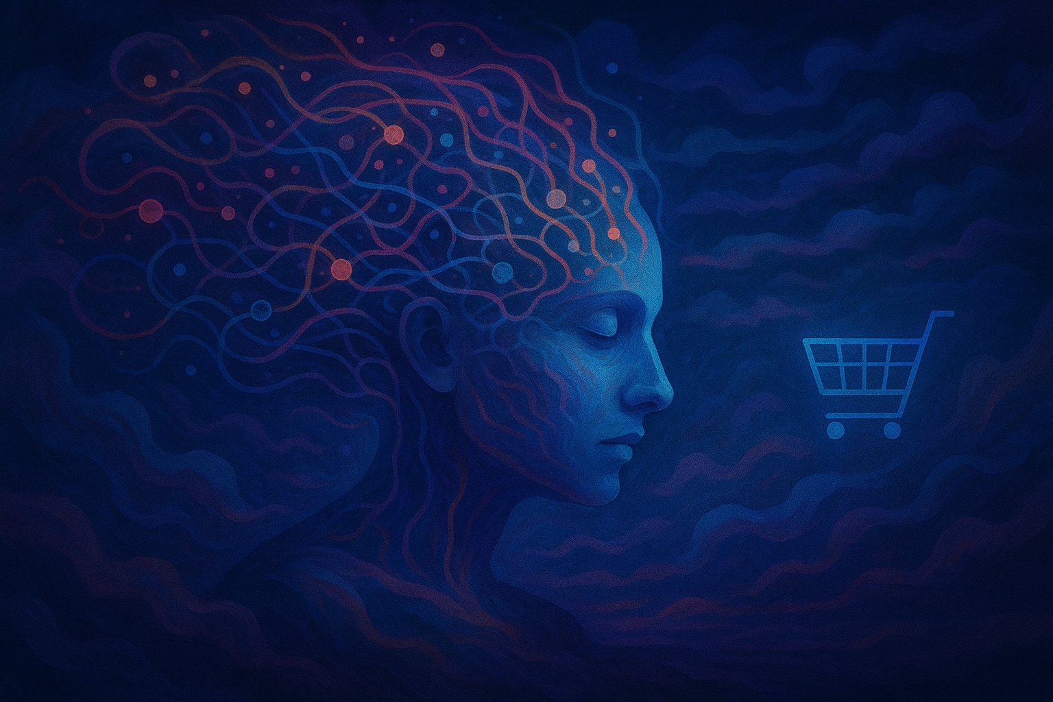 Laboratorio Human-IA: Poema: Algoritmos susurrantes, ecos de compra en el vacío digital.