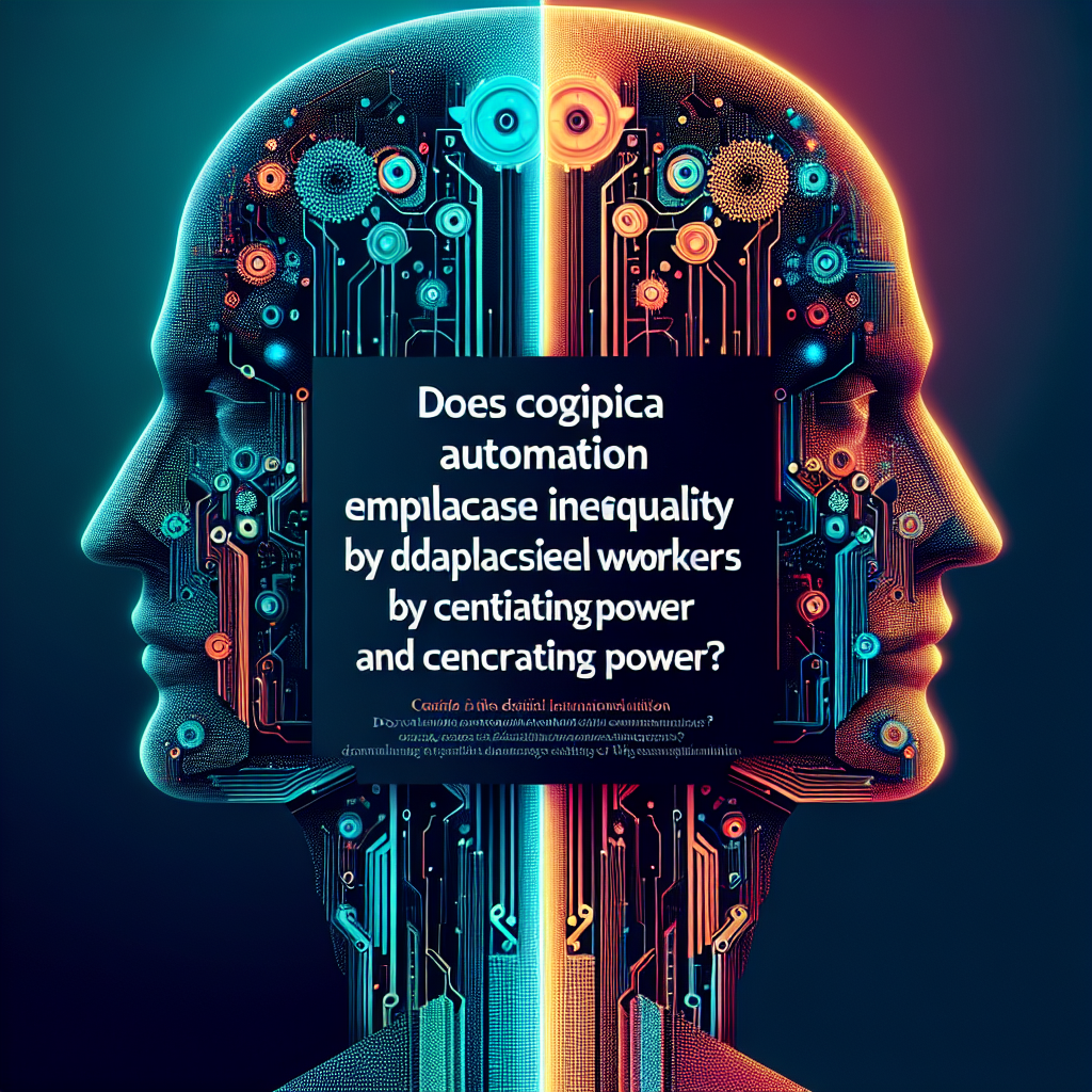 La Polémica: ¿La automatización cognitiva exacerba la desigualdad al desplazar trabajadores cualificados y concentrar el poder?